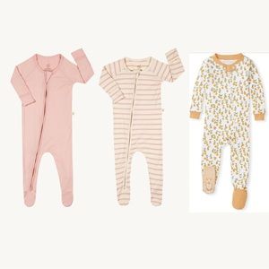 Boody Baby Long Sleeve Onesies (2) 12-18m